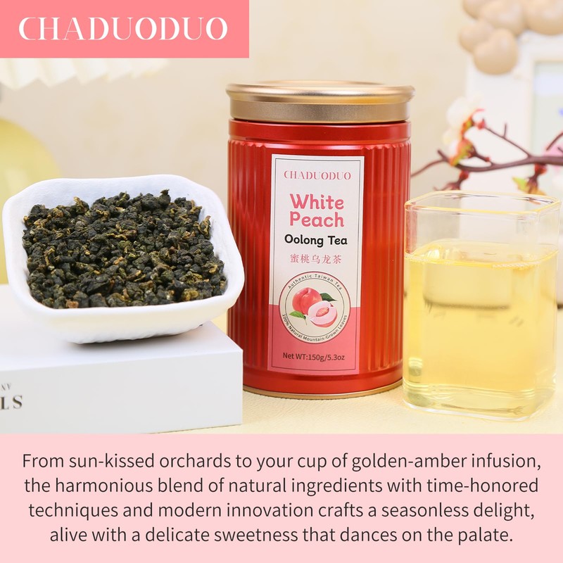 Chaduoduo White Peach Tea Peach Oolong Tea taiwan oolong tea
