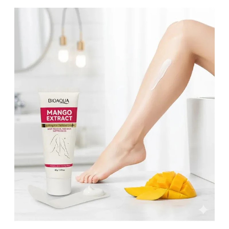 Crema Depilatoria Bioaqua Mango Extract Suavizante 40g Normal