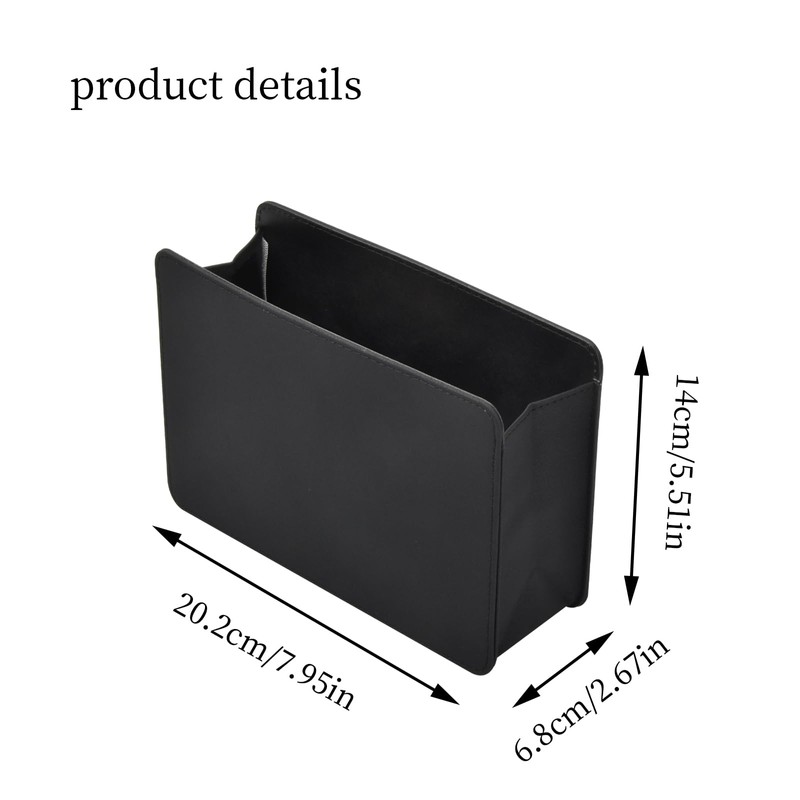 Joyan Car Trash Bin, Foldable Leather Car Trash Can, Dustbin