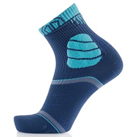 SIDAS Trail Running-Socken, Trail Ultra, 2 rutschfeste Grip-Streifen, Knöchelschutz und Feuchtigkeitsmanagement, Trail-Socken für Männer und Frauen