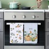 Arquiel Fall Pumpkins Kitchen Towel Set of 4, 100% Cotton
