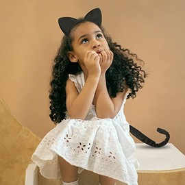 Yi'antai Animal Costume Children's Tutu Animal Fancy Dress Tutu Skirt with Accessories Animal Ears Headband Nose Bow Tie Animal Paws Gloves Tail Animal Fancy Dress Set Carnival Party Costume for