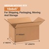Aviditi 10 x 6 x 5 Corrugated Cardboard Boxes, Small