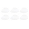6PCS Round Placemat Woven White Table Mat Heat Insulation Easy