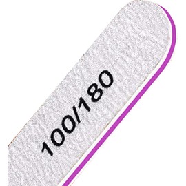 15 Pcs Nail Files Double Sided Straight Edge Emery Board for Professional Grooming-100/180 Grit Nail Styling Tools Buffers Nail Buffer Block Manicure Kit for Natural Artificial Nails in Salon Home Use