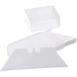 Lanties 10 Pack Ceramic Utility Blades High Hardness Ceramic Replacement Blades Fit Folding Pocket Utility Knife, Sharp and Reliable, Suitable for Outdoor Humid Environment