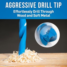 Jonard Tools DBF-3836 High Speed Steel Flex Bellhanger Drill Bit for Metal & Wood, 3/8" x 36"