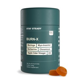 Stay Steady by Root Labs - Berberine Gummies | The Glucose & Gut Support Powerhouse | Apple Cider Vinegar + Moringa | No Added Sugar | 60 Individually Wrapped Gummies:_Pack of 2