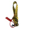 KYZN Fashion Letter Keychain Lanyard Industrial Rubber Canvas Wristlet Keychain