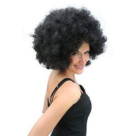 Wig me up Afro Wig, Foxy, Brown, Funky Disco Hair, Tokyo PW0011