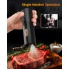 Rechargeable Electric Salt and Pepper Grinder Set with Base