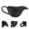 LALADEFIEE Black Gravy Boat - Mini Pourer for Home Tableware