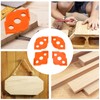 4PCS R Corner Templates Round Angle Radius Jig Routing Template