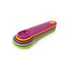 Joie Measuring Spoons, Assorted Colors, Imperial and Metric Measurements, 5-Piece