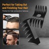 Stylemate Men's Hair Styling Combs and Brush Set - Roller