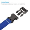 sourcing map Utility Strap with Buckle 1x20 Inch Polyester Quick