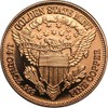 1/4 oz .999 Pure Copper Round/Challenge Coin (Bald Eagle)