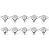 10Pcs Thermostat Thermal Switch Manual Hand Reset Bimetallic Chip Temperature