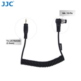 JJC Shutter Release Connecting Cable for Nikon Z9, D300, D300S, D700, D800, D810, F100 etc. DSLR Camera Replace Nikon MC-30/MC-36