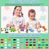YAOZUP Children's Painting Set, Dinosaur Plaster Casting Set, 7 Patterns