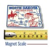Giant State Map Magnet - North Dakota