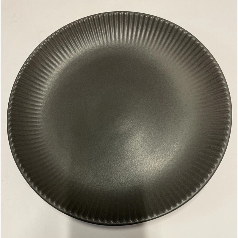 Threshold Stoneware Dinnerware Plates Set Of Four Ardencroft Gray