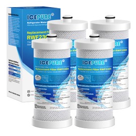 ICEPURE WF1CB Refrigerator Water Filter Replacement for Frigidaire PureSource WFCB, WF1CB, RG100, NGRG2000, WF284, 9910, 469906, 469910, Pack of 4