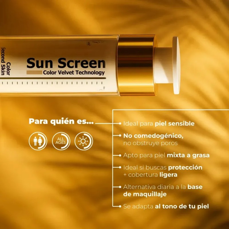 Frezyderm Protector Solar Sun Screen Spf 50+ Color Velvet Face