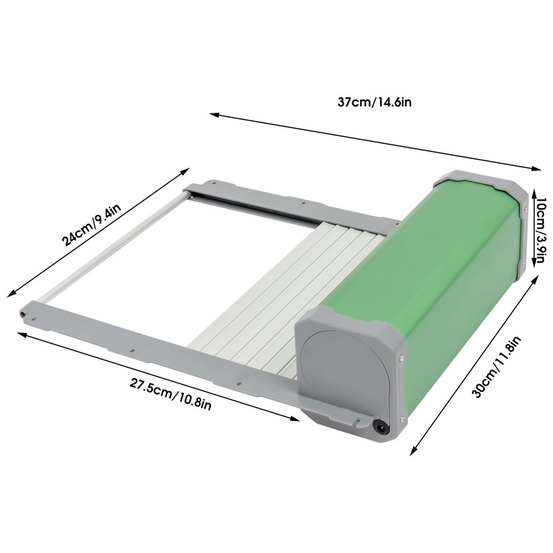 CNCEST Automatic Chicken Coop Door Solar Powered,Smart Anti-Pinch Aluminum Automatic