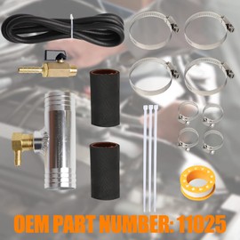 Kavius Auxiliary Diesel Fuel Tank Installation Kit Compatible with Dodge 1999-2012 Ford 1999-2019 Chevy/GMC 2011-2019 Auxiliary Fuel Tank Connector Kit with 1 ½" Fill Line Replace for 11025
