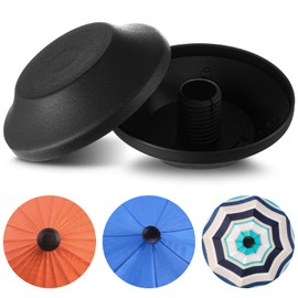 Aliceset 2 Pack Patio Umbrella Tip Caps Replacement Part Outdoor Patio Umbrella Top Screw Cap Replacement Parts Accessories