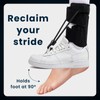 Welnove AFO Foot Drop Brace – Adjustable Drop Foot Braces