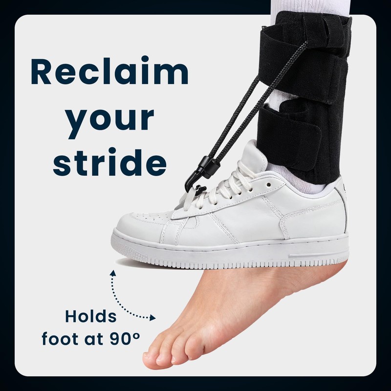 Welnove AFO Foot Drop Brace – Adjustable Drop Foot Braces