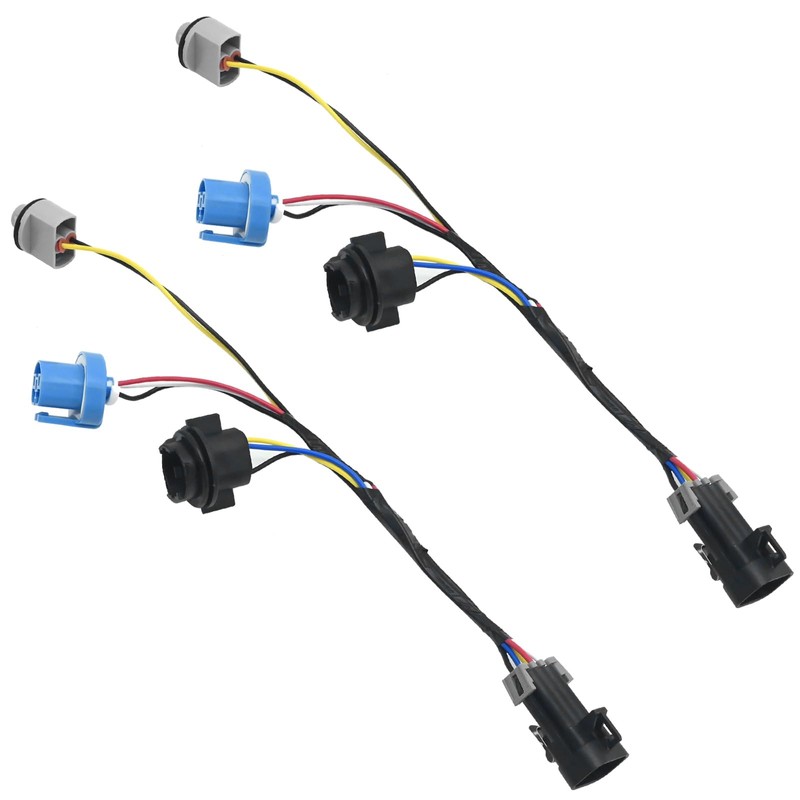 Vkinman 2pcs 22740620 Headlight Wiring Harness, Front Lamp Socket Wire