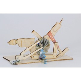 Money gift, tool, workshop