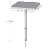 Bo-Camp Mini Camping Table Aluminium Side Table Angel Table Bivvy