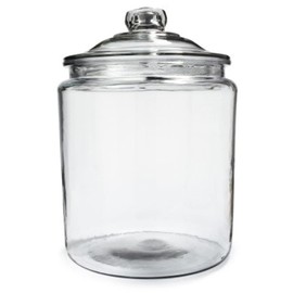 Anchor Hocking Heritage Hill Canister, Glass, 1/2-Gallon