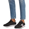 Tommy Jeans Men's Runner Trainers, Black, 43, black
