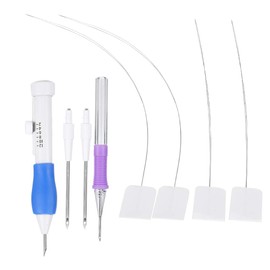 DIY Embroidery Pen Set, Punch Needle Set, Embroidery, Sewing Tool, TPR Handle, DIY Sewing and Threading Tool for Beginners