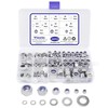 Yiezio 290 Piece Hex Nuts Washers Sets Locking Nuts Lock