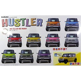 Fujimi Model NX12 1/24 Car NEXT Series No. 12 Suzuki Hustler (G/Active Yellow) Color Coded Plastic Model