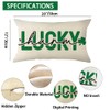 Ogiselestyle St Patricks Day Lucky Charm Throw Pillow Cover, 12