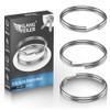 Klangfeiler® Split Rings For Key Rings, 25 mm Diameter, Pack