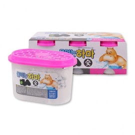 Moisture remover water drinking hippopotamus charcoal 3 pieces