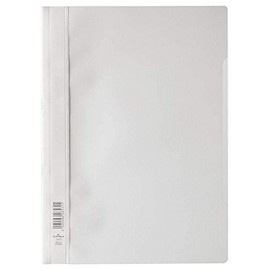Durable 252302 Clear View Folder-Report File A4 PP, White - Pack of 25