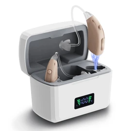 Updated 2025 OTC Hearing Aids for Seniors, High-Volume Rechargeable Hearing Aids for Moderate to Severe Hearing Loss, 16-Channel Digital Noise Cancelling, 3 Modes & Volume Control
