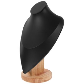 Ciieeo Necklace Display Holder Jewelry Organizer Wooden Stand Stable Base for Jewelry Showcase