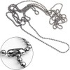 BetterJonny 6 m Ball Chain, 2.4 mm Stainless Steel Ball