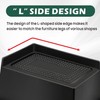 MixDora Bed Risers 2 Inch Rectangular Furniture Risers L-Shape Anti-Slip