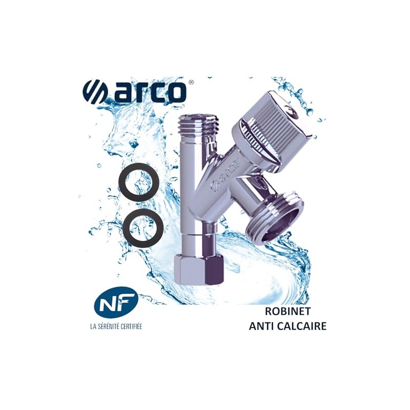 Arc – Te Anti-Limescale Washing Machine 3/8 T/LX3/8 MX3/4 Male